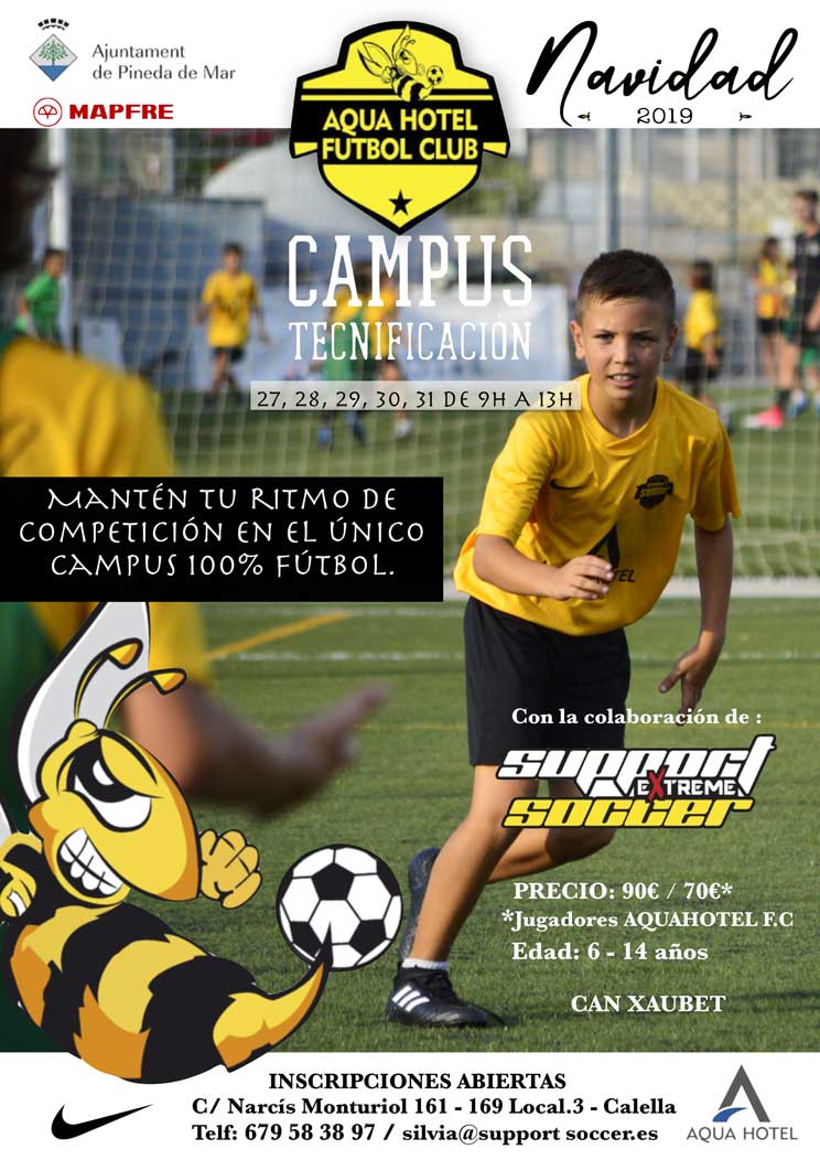 CARTEL-CAMPUS-NAVIDAD-SUPPORT-SOCCER-EXTREME-2019